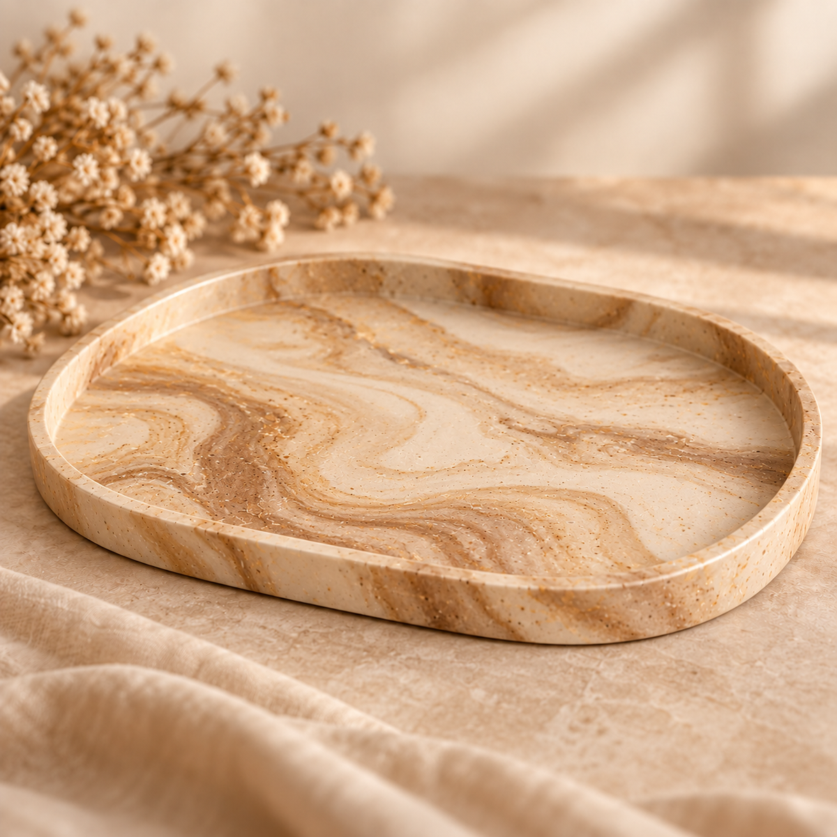 Milla Oval Deco Tray