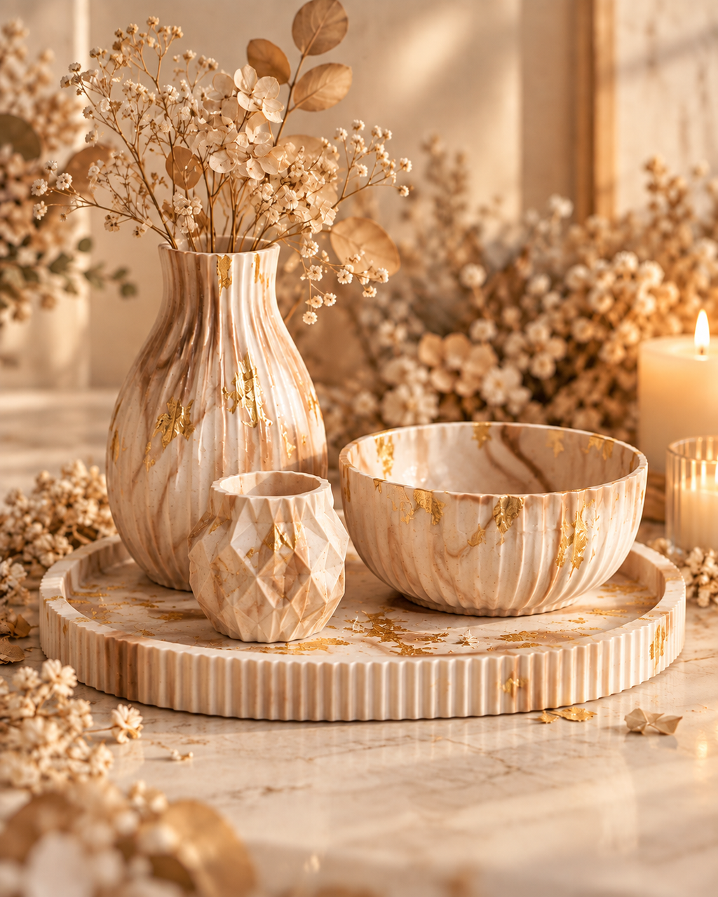 Milla Round Tray