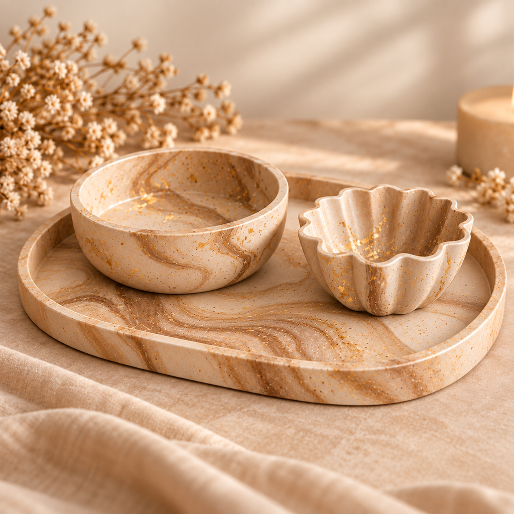 Milla Oval Deco Tray